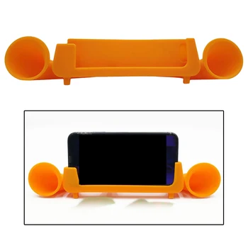 Amplificator de sunet de Telefon 2 Horn Stand Audio Dock pentru iPhone 6 6s 7 8 Telefon Mobil