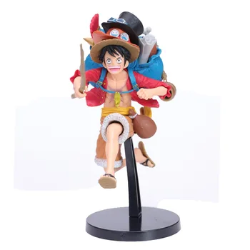 Anime Drăguț O Singură Bucată Monkey D Luffy Rucsac De Funcționare Ver. PVC Acțiune Figura Statuie de Colectie Model pentru Copii Jucarii Papusa Cadouri