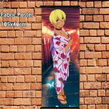 Anime Poster Shokugeki No Soma Mito Ikumi perete scroll pictura arta 105x40cm Printuri de Arta Acasă Decorare Camera