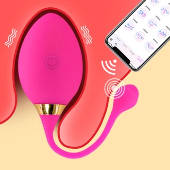 App Bluetooth de Control Chilotei Vibrator Vibrator Ouă Portabil Bile Vibratoare punctul G, Clitorisul Masaj Adult jucării Sexuale pentru Femei