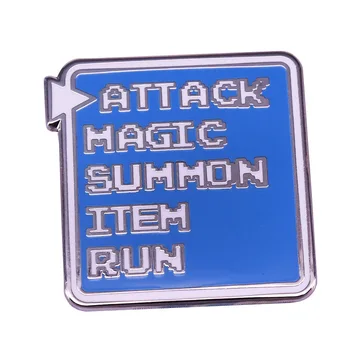 Atac Magic Convoca Element Rula Dragon Quest Greu De Email Ace Colecta Amuzant Metal Desene Animate Brosa Rucsac Guler Rever Insigne