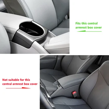 Auto-styling Microfibra Interior Piele Centrul de Control Capac Cotiera Capacul Cutiei de Garnitura Pentru Toyota Prius 2010 2011 2012 2013
