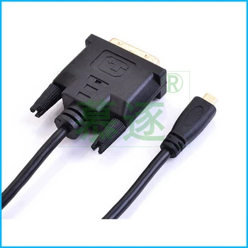 Aux Cablu Micro HDMI-kompatibel Stecker auf DVI 24 + 1 Micro HDMI to DVI high-speed übertragung rata de Conversie linie starke fle