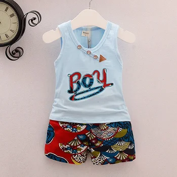 BabiColor Fierbinte de Vânzare de Brand de Îmbrăcăminte pentru Băieți Copii Vara Baieti Haine Copii Desene animate Băiat de Îmbrăcăminte Set T-shit+Pantaloni de Bumbac 1-4Year