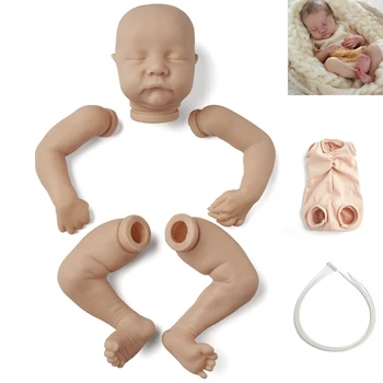 Bebe Renăscut 20 De Centimetri Realiste Nou-Născut Doarme Levi Vinil Nevopsite Neterminate Piese De Papusa Baby Kit
