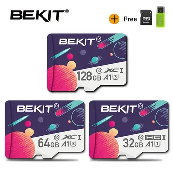 Bekit Card de Memorie Micro SD A1 256GB 128GB 64GB 32GB 16GB 8GB microsd TF/SD card SDXC, SDHC class 10 Flash Drive Pentru Smartphone