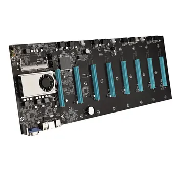 BTC-S37 Miniere Placa de baza CPU Set 8 Miner Video Slot pentru Card de Memorie Adaptor VGA Integrată Interfața cu Consum Redus de Energie, Toate Noi