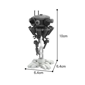BuildMoc Creatorul Star Plan de Sondă Imperială Anti-gravitație Plutitoare Scout Robot MOC-37282 Blocuri Caramizi Creator de Jucării
