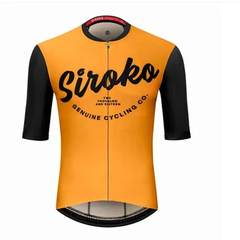 Bărbați Ciclism Jersey SIROKO M2 COLORADO Maneci Scurte Biciclete Îmbrăcăminte de Vară iute Uscat Tesatura Respirabil Ciclismo Maillot Masculino