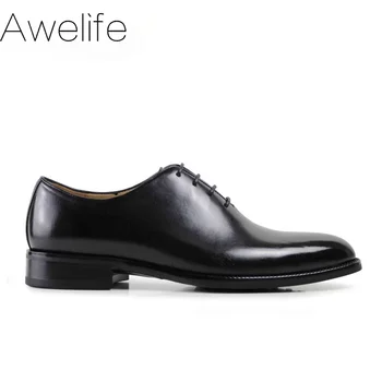 Bărbați Formale Pantofi Oxford din Piele Negru Birou de Moda de Nuntă de Afaceri de sex Masculin Pantofi Rochie Blake Patina Încălțăminte