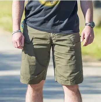 Bărbați Urban Militare pantaloni Scurți de Marfă în aer liber rezistent la apa iute Uscat Multi-buzunar Camo Pantaloni scurți pentru Plus Dimensiune Clasic Tactice pantaloni Scurți