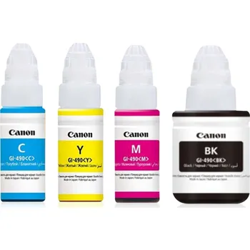 Canon 490 Rezervor de Cerneală Cartuș Original De 4 Set de Culori pentru seria G de Calculator de Birou Electronice Consumabile Toner