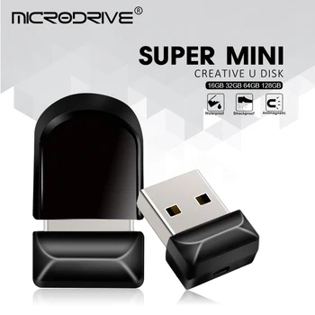Capacitate deplină de USB Flash Drive 64GB 32GB Super mici Pen drive 16GB 8GB Impermeabil Pendrive USB Memory Stick