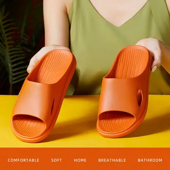 Casa Noua Pereche De Papuci Confortabile Sandale La Modă Femeie Interior Papuci Moi, Non-Alunecare Cu Talpi Groase Eva Integrat Pantofi