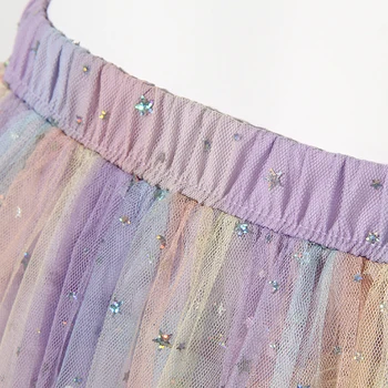 CHICEVER Tie Dye Pierde Fusta Pentru Femei Talie Mare Mozaic Ruched Lovit de Culoare Largi de Genunchi Lungime Fuste Femei 2021 Haine Noi