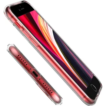 Clar Caz TPU Pentru Apple iPhone SE 2020 6 6S 7 8 Plus Capac Transparent Pentru iPhone 8 Plus SE2020 8Plus 7Plus Accesorii Telefon