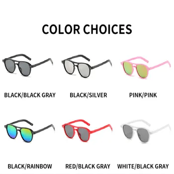 Clasic Rotund Epocă ochelari de Soare pentru Copii Ochelari Mari, Băieți/Fete Drăguț Ochelari Trend Produse UV400