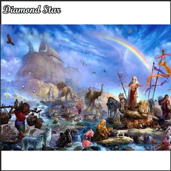 Complet piața diamant DIY diamant broderie Arca lui Noe diamant pictura cruciulițe stras mozaic decor cadou