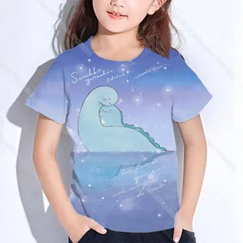 Copii Sumikko Gurashi tricouri de Vara pentru Copii de Desene animate 3D de Imprimare Tricouri Băieți și Fete Tricouri Camiseta Copilul Anime Tee Topuri