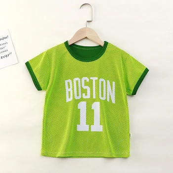 Copii T-shirt de Vară Sport Topuri Tee Toddler Fată Băiat Costumele de Haine pentru Copii Îmbrăcăminte de tip Boutique, Scrisoare Tricou Trening