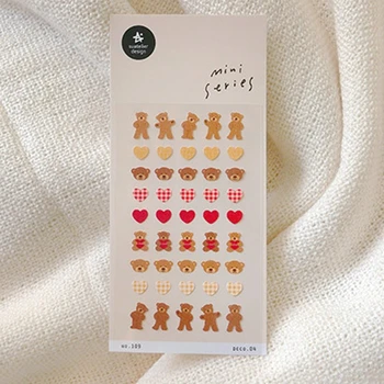 Coreea de Brand Suatelier Mini Seriese Poartă Hârtie Adezive Autocolante Deco Sigiliu DIY Jurnal Ambarcațiuni Scrapbooking Decor Consumabile
