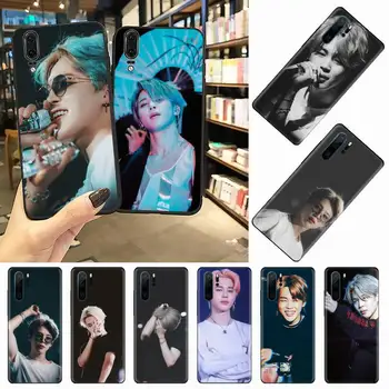 Coreeană cântăreață pop Jimin kpop de înaltă calitate Telefon de lux Cazul shell Pentru Huawei honor Amice P 10 20 30 40 Pro 10i 9 10 20 8 x Lite