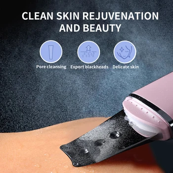 Cu ultrasunete Skin Scrubber Nano spray-Vapor Facial Peeling Lopata Porilor Filtrului de Pete Remover Skin Scrubber Ridicare Masaj
