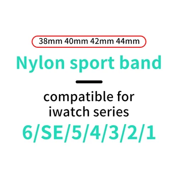 Curea nailon Pentru Apple Watch band 44mm 40mm 42mm 38mm Smartwatch Watchband Centura Sport Buclă Bratara iWatch Seria 5 SE 6 4 3 2 1