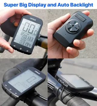 CYCPLUS M1 GPS Calculator de Biciclete Vitezometru Ciclocomputador Kilometrajul Accesorii pentru Biciclete Bluetooth 4.0, ANT+ pentru Garmin Xoss Strava