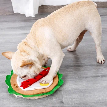 Câine De Companie Rotund Subțire Burrito Mirosi Formare Mat Miros Pad De Alimentare Alimente De Calificare Pătură Juca Toy5