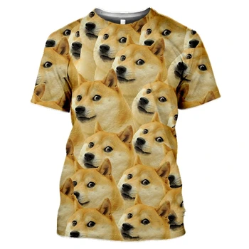 Câini Amuzant Print T Camasa Animal Streetwear Bărbați Femei De Moda T-Shirt Harajuku Copii Topuri Acasă Casual Teuri Haine