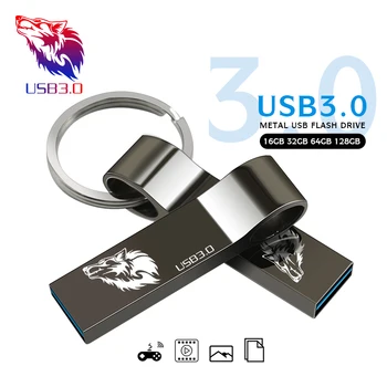 De vânzare fierbinte de Metal super-mini Stick USB 3.0 de mare viteză 8GB 16GB 32GB 64GB 128g breal capacitate usb3.0 Pendrive stick de Memorie Flash