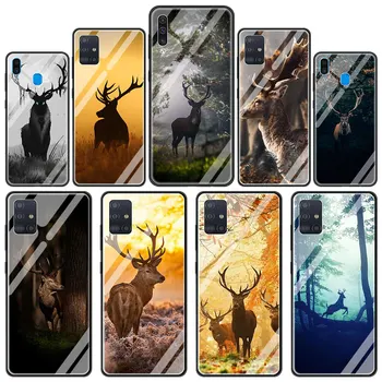 Deer Hunting Camo Pahar Caz de Telefon pentru Samsung Galaxy A50 A51 A71 5G A70 M31 A30 A31 A21s A91 M51 A10 A40 A41 M30s A11 Acoperi