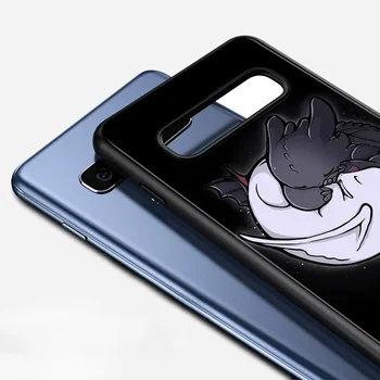 Desene animate Drăguț Dragon Pentru Samsung Galaxy S20 S21 FE Ultra S10 Lite 5G S10E S9 S8 S7 Plus S6 Edge Caz de Telefon