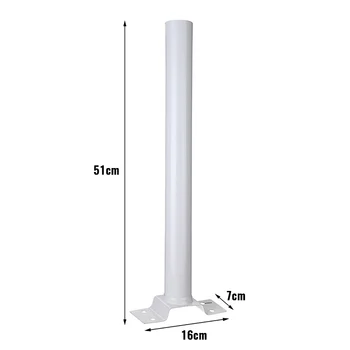 Diametru 50mm Montare Stâlp de Lumină Lumina de Sprijin Btacket pentru Exterior LED Lumina Solara Strada Grădină Lampă de Perete