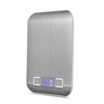 Digital de Cântărire Scară 10kg/5Kg de Bucătărie din Oțel Inoxidabil Scară Dieta Alimente Poștale Echilibru Instrument de Măsurare LCD Cântare Electronice