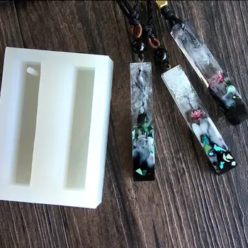Dreptunghi Bar Rășină de Silicon Mucegai Rășină Epoxidică DIY Pandantiv Bijuterii Instrumente K3ND