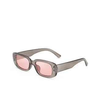 Dreptunghiulară mică Cadru ochelari de Soare Femei 2021 New Street ochelari barbati negru simplu ochelari de Soare