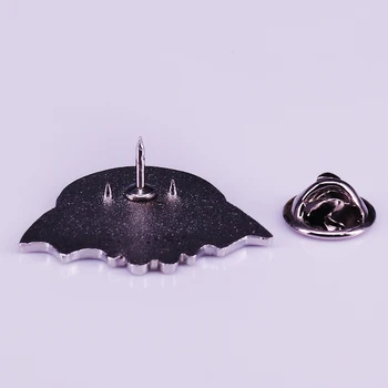 Drăguț Cosmic Bat Noapte Înstelată Goth Halloween Email Brosa Ace De Pin Rever Insigna De Aliaj De Metal Moda Bijuterii Accesorii Cadouri