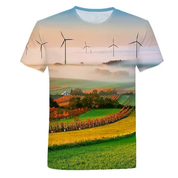 Dulce Nor Alb Inima Imprimate T-shirt pentru Femei Fete Barbati Iubitorii de Petrecere Topuri Haine Peisaje Naturale Tricou 2021 en-Gros