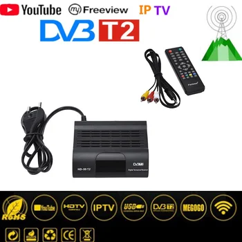DVB HD-99 T2 Gratuit Digital TV Box 1080P prin Cablu Receptor DVBT2 Tuner Dvb T2 Receptor de Satelit Dvb-t2 IPTV Set Top Box