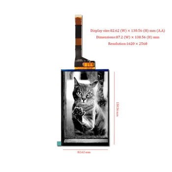 DXQ608-X04 6.08 Inch 2k 1620x2560 Mono, Ecran LCD Pentru Voxelab Proxima / Elegoo marte 2 pro /Creality LD002H Ecran LCD