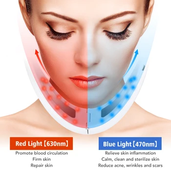 EMS Faciale Dispozitiv de Ridicare a CONDUS Terapia cu Fotoni Fata de Slăbire Vibrații Masaj Bărbie Dublă V Ridica Centura Celulitei Maxilarului Dispozitiv