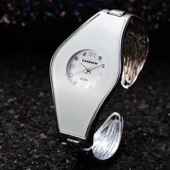 Femei Ceas Bratara Brand de Lux Brățară de Argint Ceasuri din Oțel Inoxidabil Cuarț Ceas Doamnelor Ceasuri Reloj Mujer montre femme