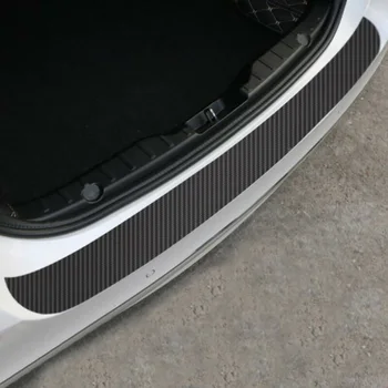 Fibra de Carbon Auto Bara Spate Protector Anti-Zero Trim Autocolant pentru VW Golf 6 Auto Exterioare Accesorii Boutique Noi en-Gros