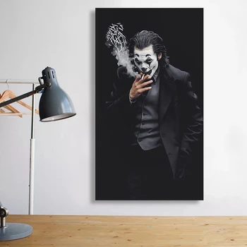 Film de benzi Desenate Joker Panza Pictura Joaquin Phoenix Portret de Postere și de Imprimare Arta de Perete de Imagine pentru Camera de zi de Decorare Cuadros