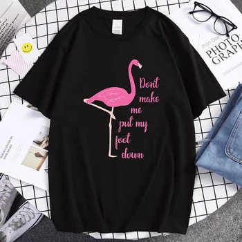 Flamingo în Picioare Pe Un Picior de Imprimare Mans Moda T-Shirt Respirabil Haine Supradimensionate S-XXXL Om Tricouri Înaltă Calitate T-Shirt