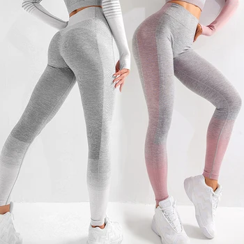Fără Sudură Colanti Sport Femei Fitness Push-Up Yoga Pantaloni Cu Talie Înaltă Ghemuit Dovada Antrenament De Alergare Sport Sala De Sport Colanti Nou 2021