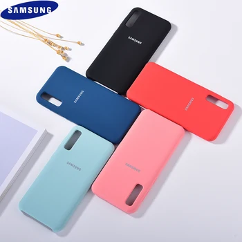 Galaxy A50 Caz Original Samsung Lichid de Silicon Caz Capacul de Protecție Coajă de Telefon Pentru Galaxy 50 2019 A505 A505F SM-A505F