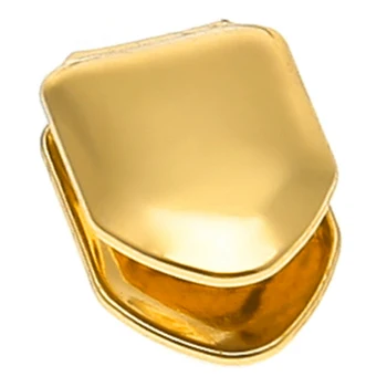 GENBOLI Hip Hop Dinți de Aur de Argint de Sus Jos cu Silicon Dentare Capace Vampir Bijuterii banhado o ouro A30
